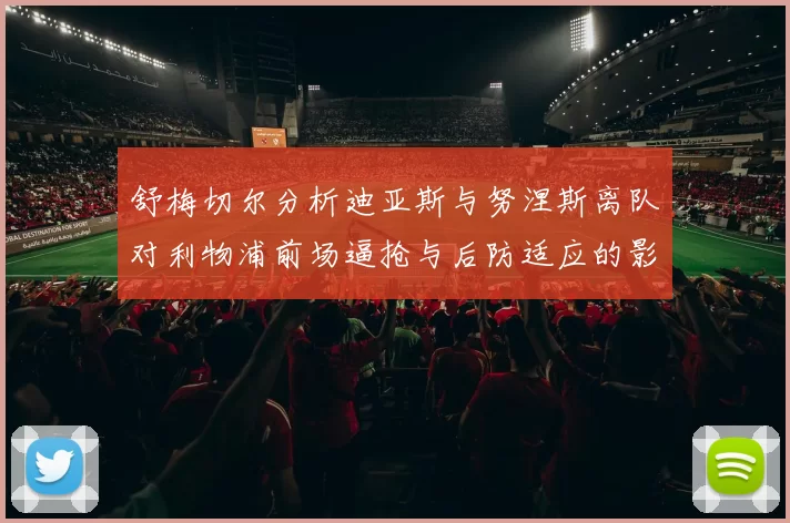 舒梅切尔分析迪亚斯与努涅斯离队对利物浦前场逼抢与后防适应的影响